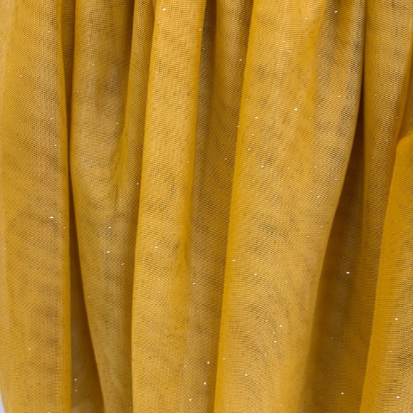 Gold Glitter Skirt - Picture 3 of 5